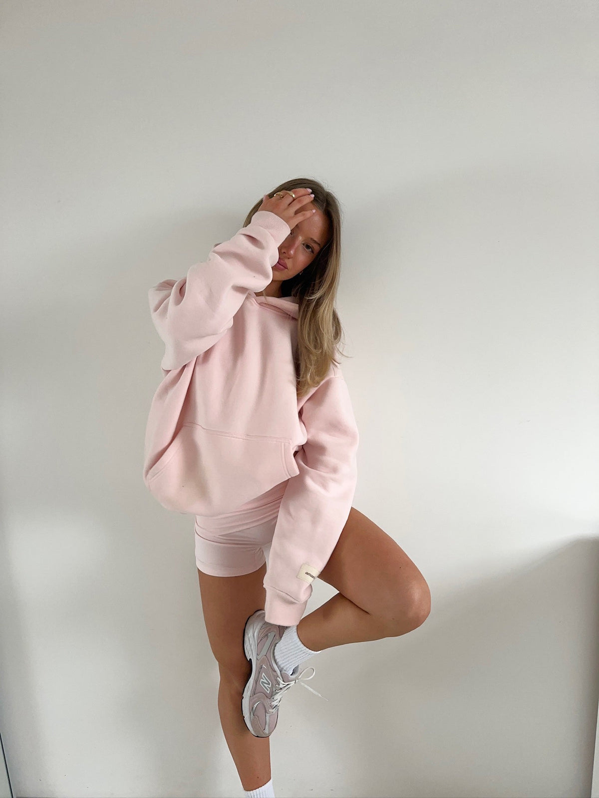COZY Sweat à Capuche (rose guimauve)