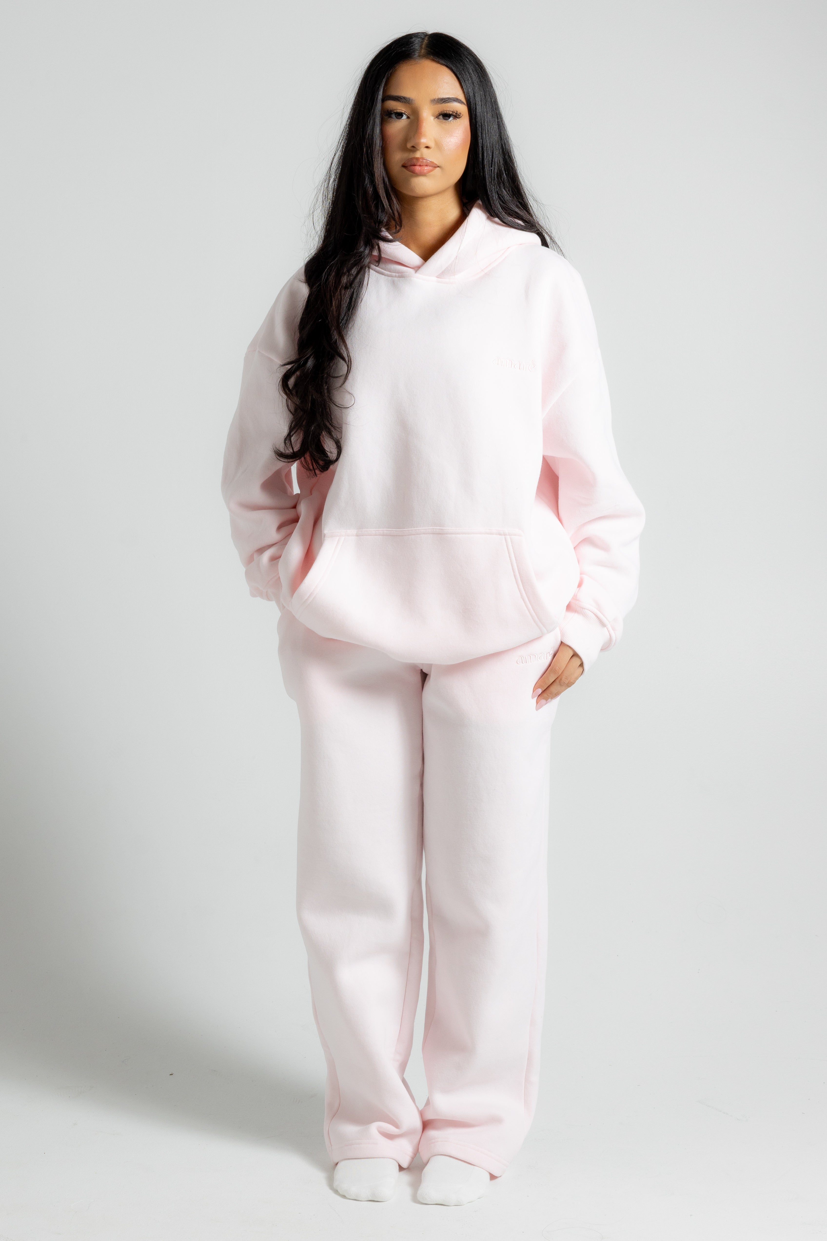 Classic Sweat à Capuche (rose coquillage)
