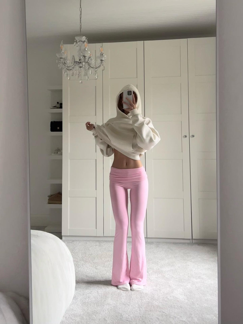 Evia Pantalon Évasé (Rose Princesse)