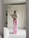 Evia Pantalon Évasé (Rose Princesse)