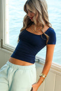 Bambou Cleo top (bleu roi)