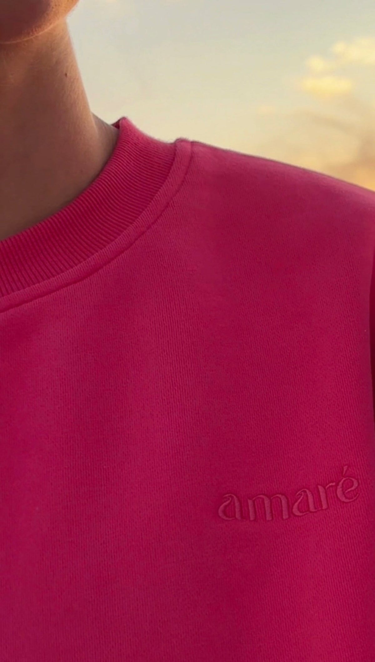 Classic Sweat Col Rond (coucher de soleil)