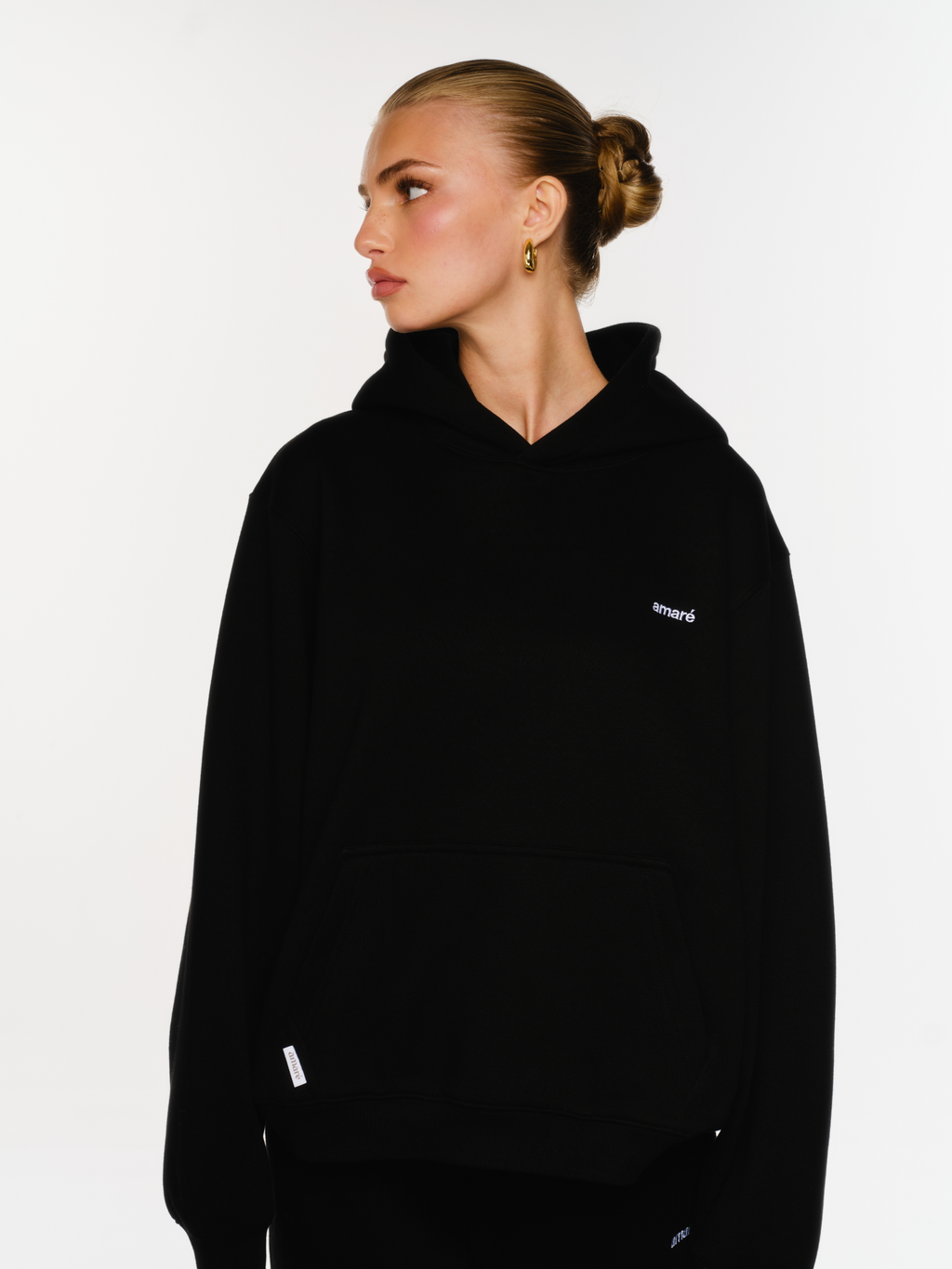 SIGNATURE SWEAT À CAPUCHE (NOIR)