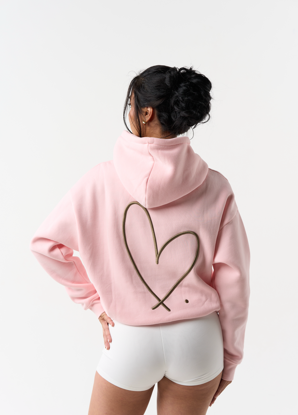 Sweat à Capuche D.A.T.W.L (rose poudré)