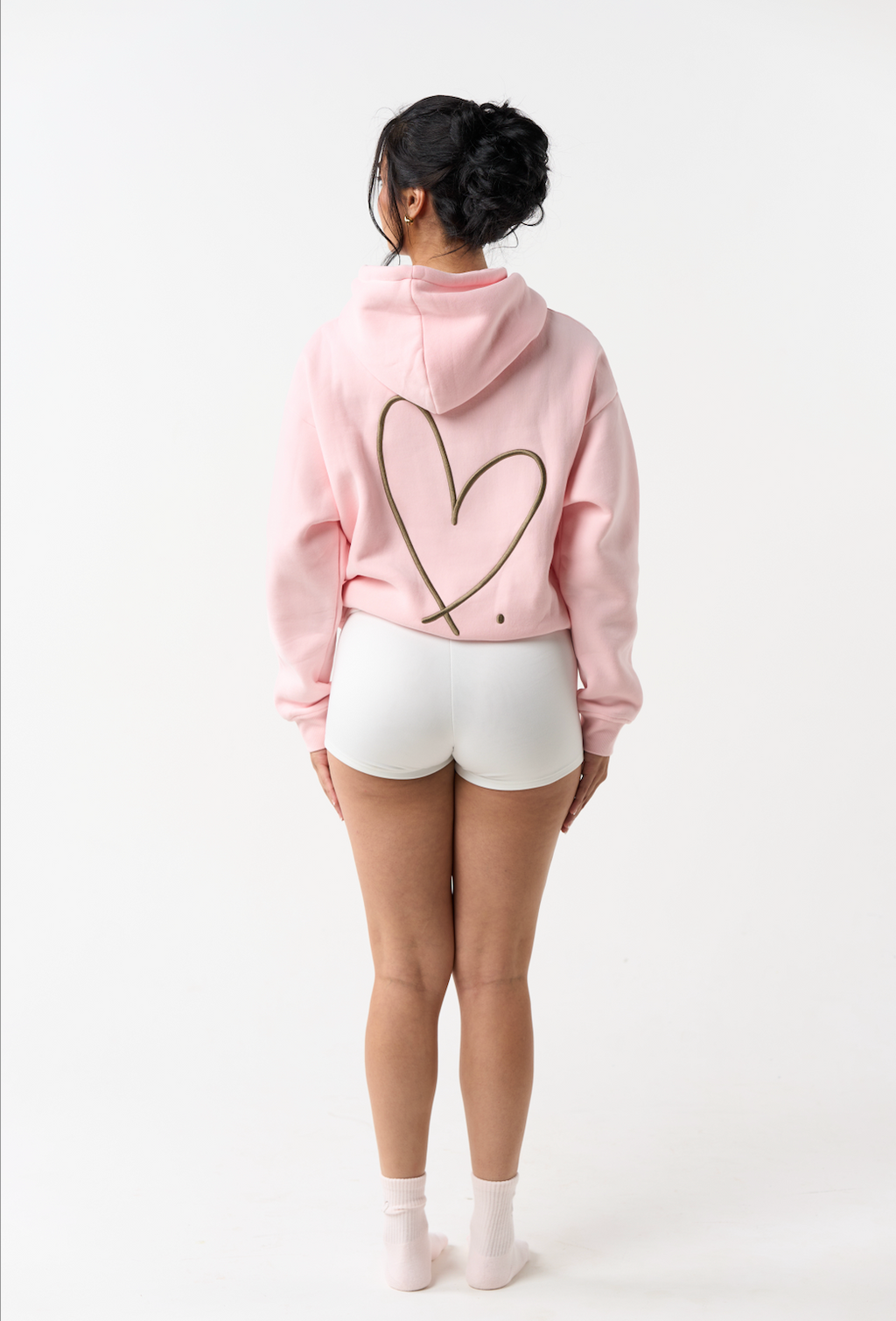 Sweat à Capuche D.A.T.W.L (rose poudré)