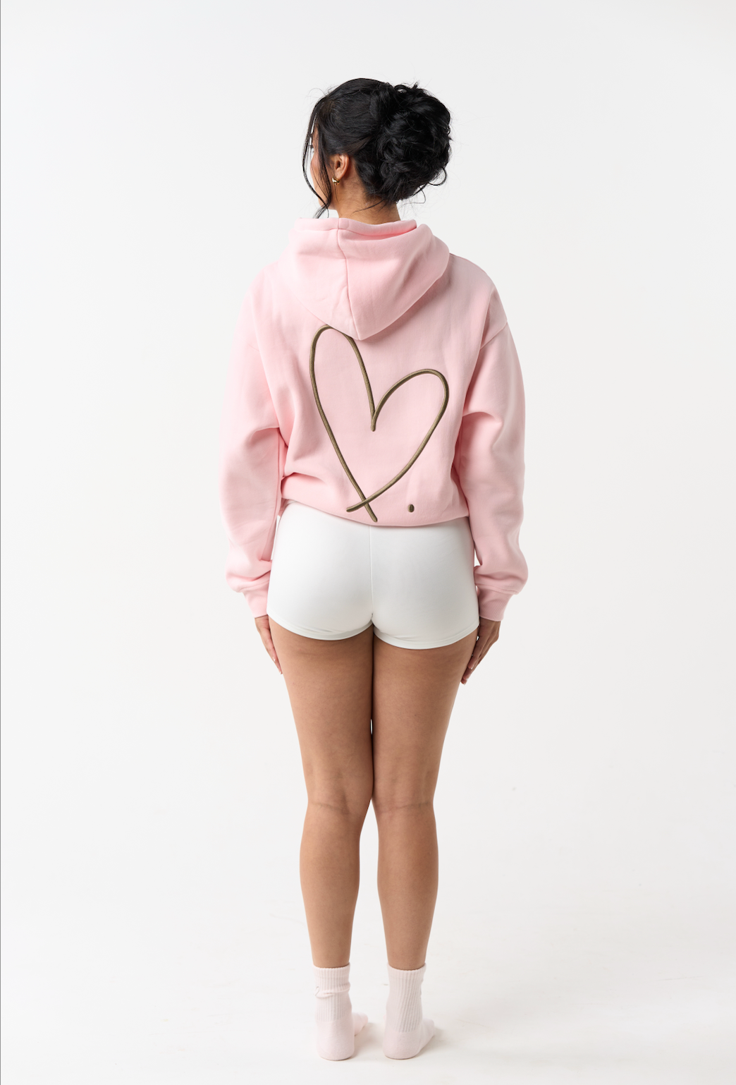 Sweat à Capuche D.A.T.W.L (rose poudré)