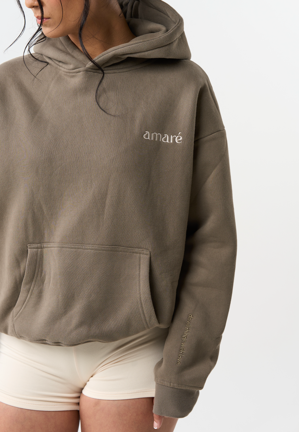 Sweat à Capuche D.A.T.W.L (noix de coco)